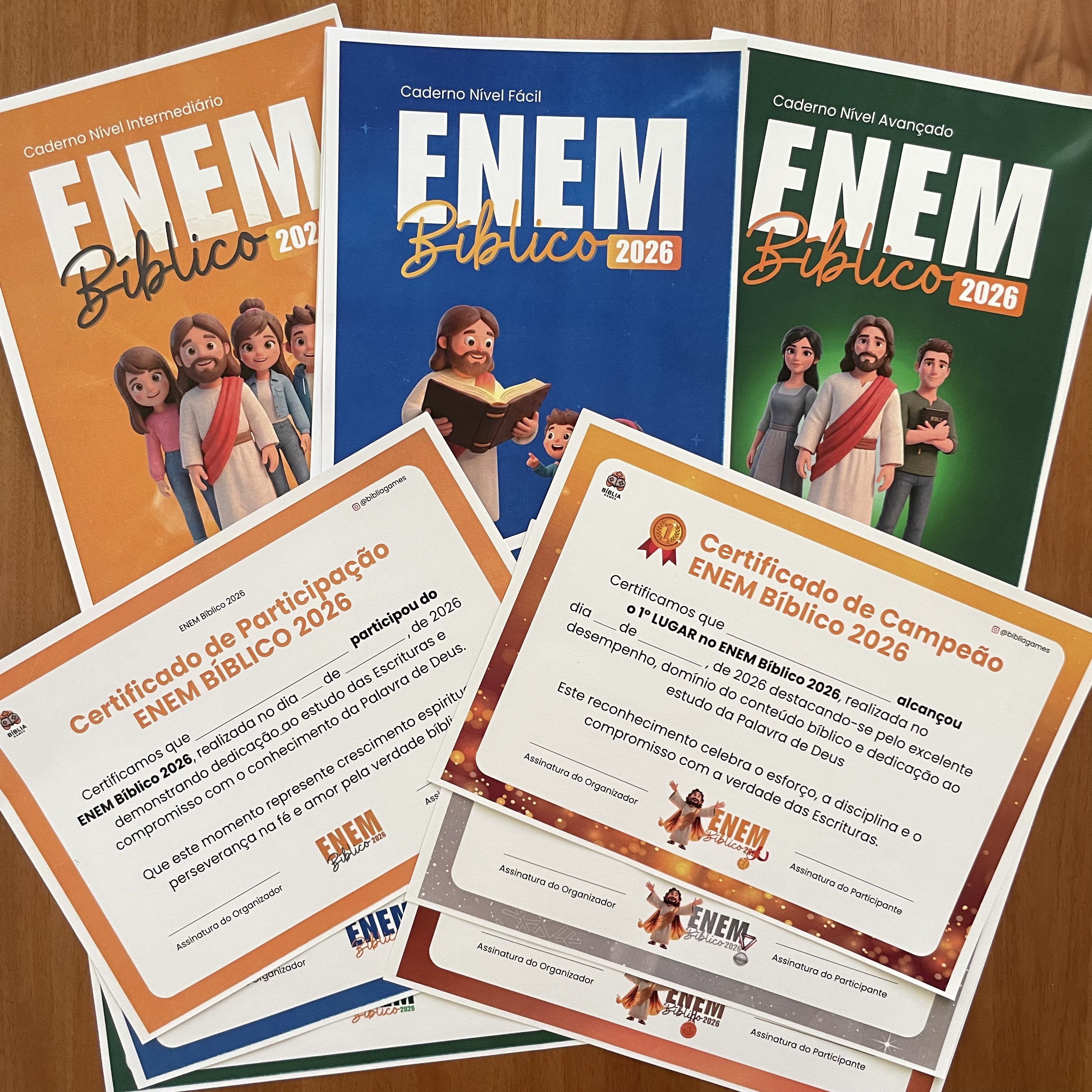 Kit completo ENEM Bíblico 2026